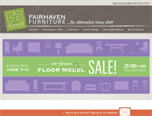 Tablet Screenshot of fairhaven-furniture.com
